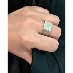 Bague Mixte En Acier Inoxydable Tailles 54 à 68