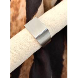 Bague Mixte En Acier Inoxydable Tailles 54 à 68