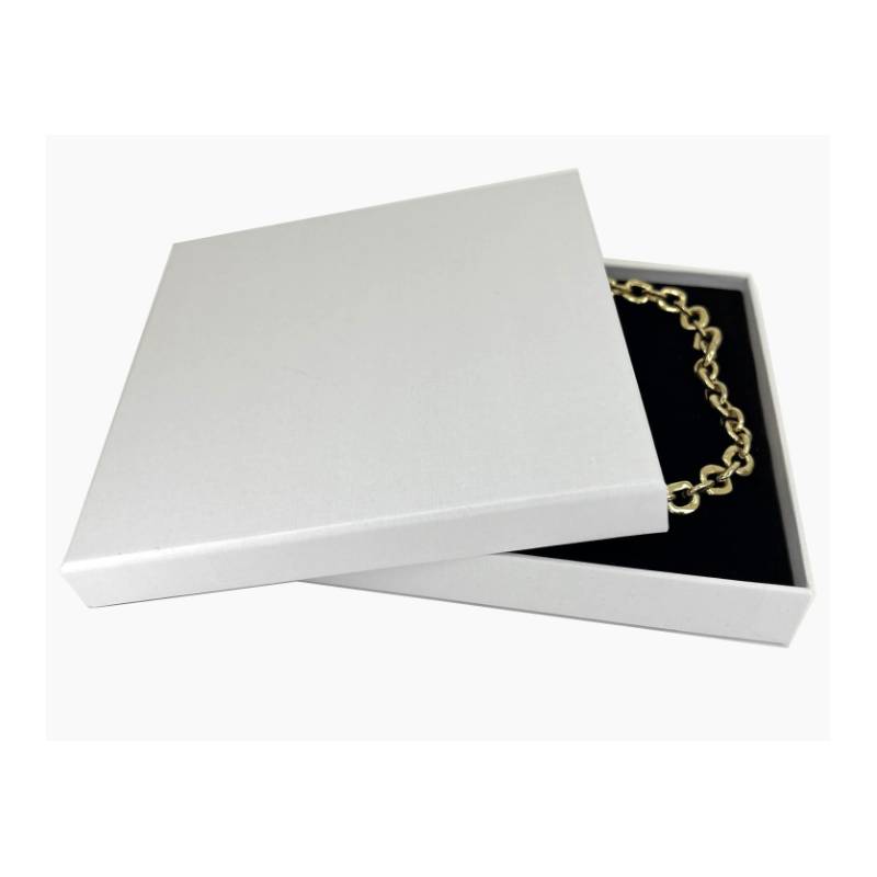 Grande Boîte Écrin Collier / Parure - 16cmX16cm Couleur Blanche - Bijoux