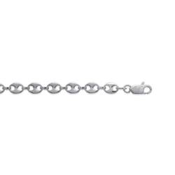 Chaîne Maille Grain De Café 45cm Argent 925/1000 Neuf Bijoux