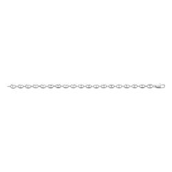 Chaîne Maille Grain De Café 45cm X 4MM En Argent 925/1000