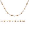 Bracelet Boules et Perles En Plaqué Or 18 carats 750/1000
