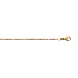 Chaîne Fine Maille Figaro 40 cm Plaqué or 18 Carats 750/1000 Bijoux