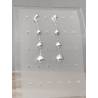 Boucles D'oreilles Chute 4 Boules Pendantes Argent Massif 925/1000 Bijoux Femme