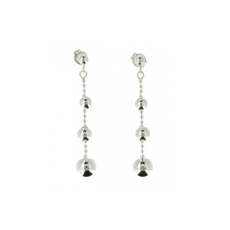 Boucles d'Oreilles Pendantes en Argent | Boucles d'Oreilles Pendantes Femme | 1030834 | Julien d'Orcel