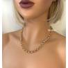 Collier Maille Jaseron 50CM En Plaqué Or 18 carats Poinçonné