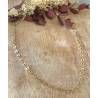 Chaîne Fine Grain de Café 50 cm x 3 mm En Plaqué Or 18 carats - MIXTE