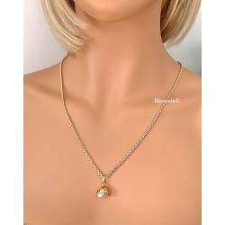 Pendentif Casque de Pompier Plaqué or 18 CARATS  Bijoux Neuf