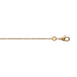 Chaîne Fine Maille forçat 50CM Plaqué Or 18 carats Bijoux