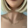 Collier Maillons Ciselés - Oriental - En Plaqué or 18 CARATS 750/000