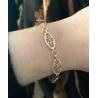 Bracelet Maillons Ciselés - Oriental - En Plaqué or 18 CARATS 750/000