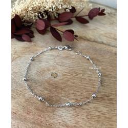 Bracelet Fines Boules En...