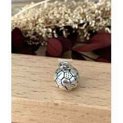 Pendentif Ballon De Foot En Argent Massif 925