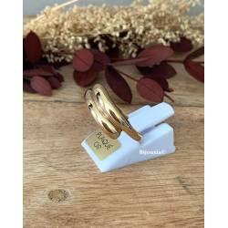 Bague Goutte D'eau Plaqué Or 18 carats 750/1000 T50 à T60