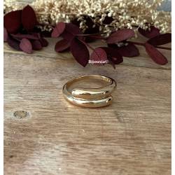 Bague Goutte D'eau Plaqué Or 18 carats 750/1000 T50 à T60