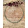 Collier Ras De Cou Tressé Ajourée En Argent Doré 925/000