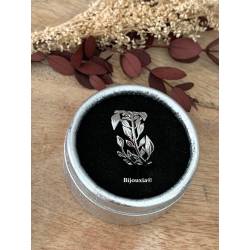 Bague Feuille En Argent Massif 925 Millièmes Rhodié Tailles 50-52-54-56-58-60