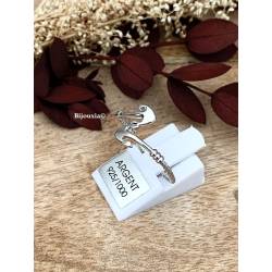 Bague Symbole Ancre Marine En Argent Massif 925/000 Rhodié Tailles 50 à 60 CHOIX