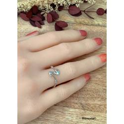 Bague Symbole Ancre Marine En Argent Massif 925/000 Rhodié Tailles 50 à 60 CHOIX