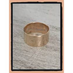 Bague Alliance Cylindre Plaqué or 18 CARATS 750/1000 T50 à T60