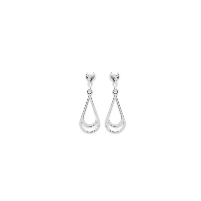 Boucles D'oreilles pendantes Argent Massif 925 Millièmes Bijoux femme
