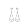 Boucles D'oreilles pendantes Argent Massif 925 Millièmes Bijoux femme