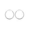 Boucles D'oreilles Petites Créoles Diamètre 2CM Argent 925/1000 MIXTE