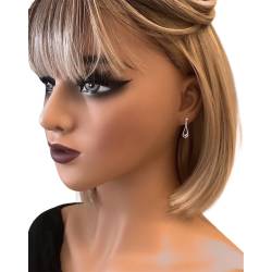 Boucles D'oreilles pendantes Argent Massif 925 Millièmes Bijoux femme