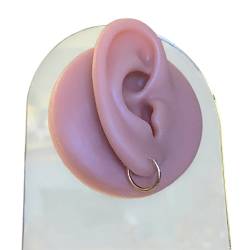 Petites Créoles 1,4CM Plaqué or 18 Carats 750/1000 MIXTE