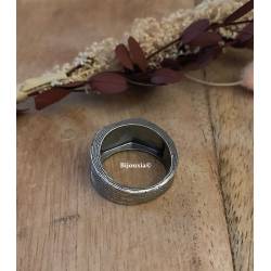 Bague Chevalière Taille 62 Homme Symbole Boussole En Argent Vieilli