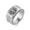 Bague Chevalière Taille 62 Homme Symbole Boussole En Argent Vieilli