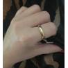 Bague Alliance Ronde 4MM Plaqué Or 18 Carats 750/000 Tailles CHOIX T50 à 60