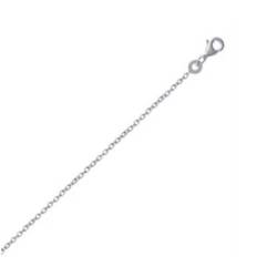 Chaîne De Cou 50cm X 1.45mm Maille Forçat diamantée Argent Massif 925/000