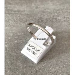 Bague Fine Fil Carré 2MM En Argent Massif 925/000 T50 à 62