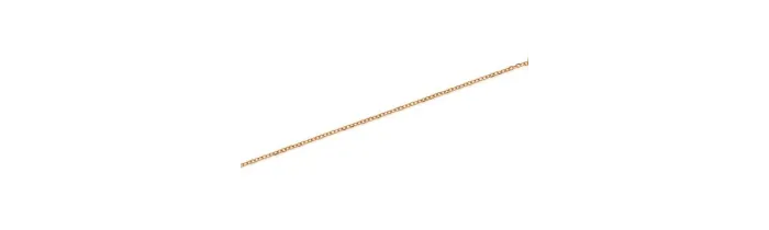 Chaîne Fine Maille forçat 38cm X 1MM Plaqué Or 18 carats 750/000
