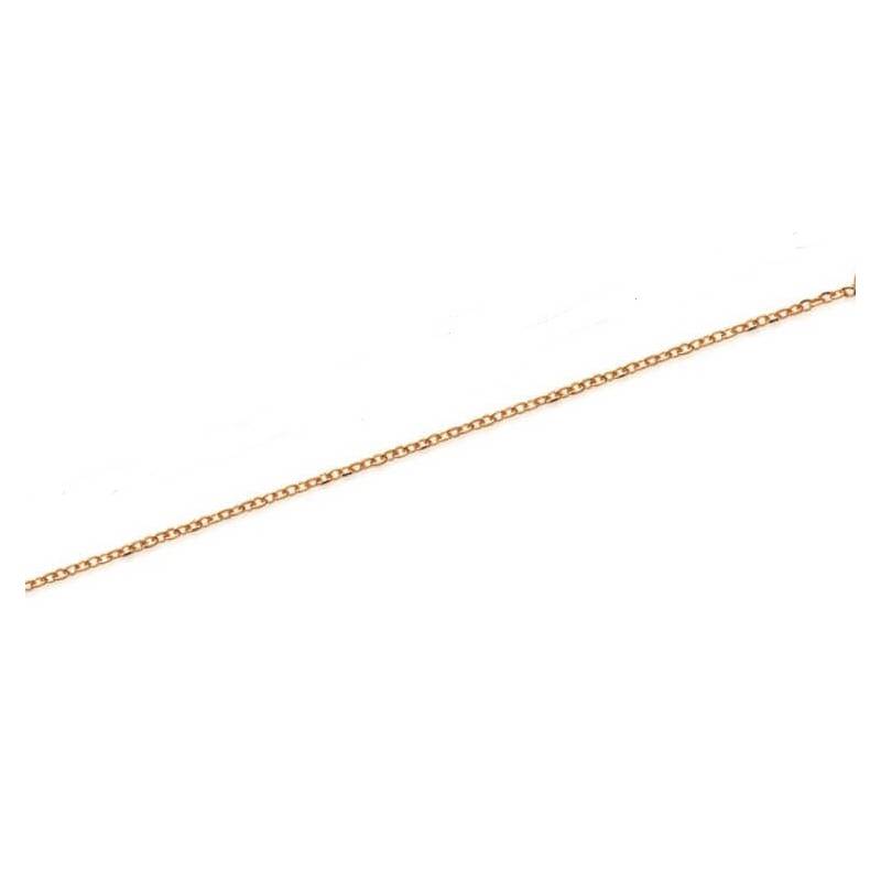 Chaîne Fine Maille forçat 45cm x 1mm En Plaqué Or 18 carats Bijoux Femme