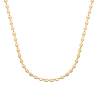 Chaîne Maille Grain De Café 55 CM Plaqué or 18 CARATS 750/1000 Bijoux HOMME
