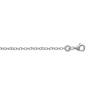 Collier Chaîne + Pendentif Double Cœur ZIRCONIUM Argent Massif 925/1000