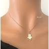 Pendentif Petit Ourson Plaqué Or 18 Carats 750/1000 Bijoux Enfant