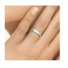 Bague Taille 64 Alliance Motifs Ciselés En Argent Massif 925/1000 Rhodié
