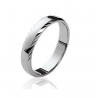 Bague Alliance Argent Massif 925/1000 Rhodié 50-52-54-56-58-60-62-64-66-68