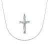 Collier Chaîne au Choix + Pendentif CROIX Argent 925/1000 Longueur 45cm ou 50cm