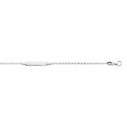 Bracelet Gourmette identité pour bébé/enfant En Argent 925