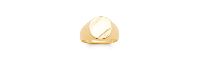 Bague Chevalière Plaqué Or Tailles au CHOIX T 48 à T 68 MIXTE