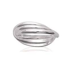 Bague 3 Anneaux Argent Massif 925 Tailles 50-52-54-56-58-60-62