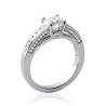 Bague Solitaire Zirconium Argent Massif 925/1000  Rhodié  Bijoux Femme NEUF