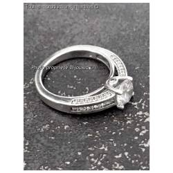 Bague Solitaire Zirconium...