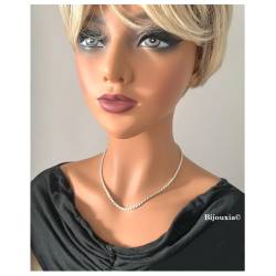 Collier Maille Corde 45cm En Argent Massif 925/1000