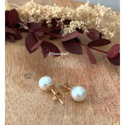 Boucles D'oreilles Perles...
