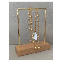 Collier Maille Boule En Chute Plaqué Or 18 Carats 750/000